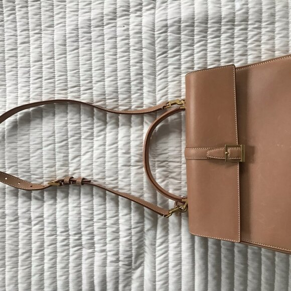 Saint Laurent Fermoir Smooth Calf Leather Handbag - Picture 3 of 12